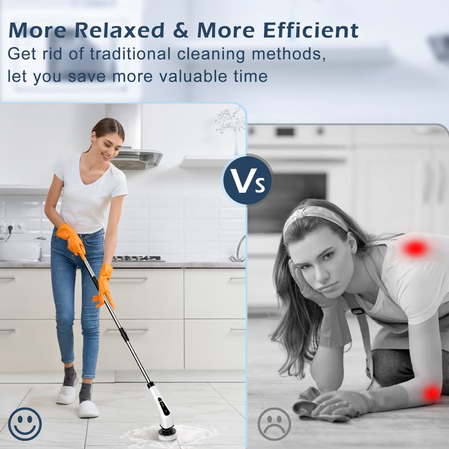 Extendable Cordless Cleaning Brush