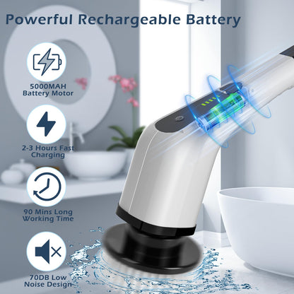 Extendable Cordless Cleaning Brush